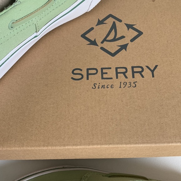 Sperry Bahama II SeaCycled Green Boat Shoes Men’s Size 9.5 - Picture 13 of 14